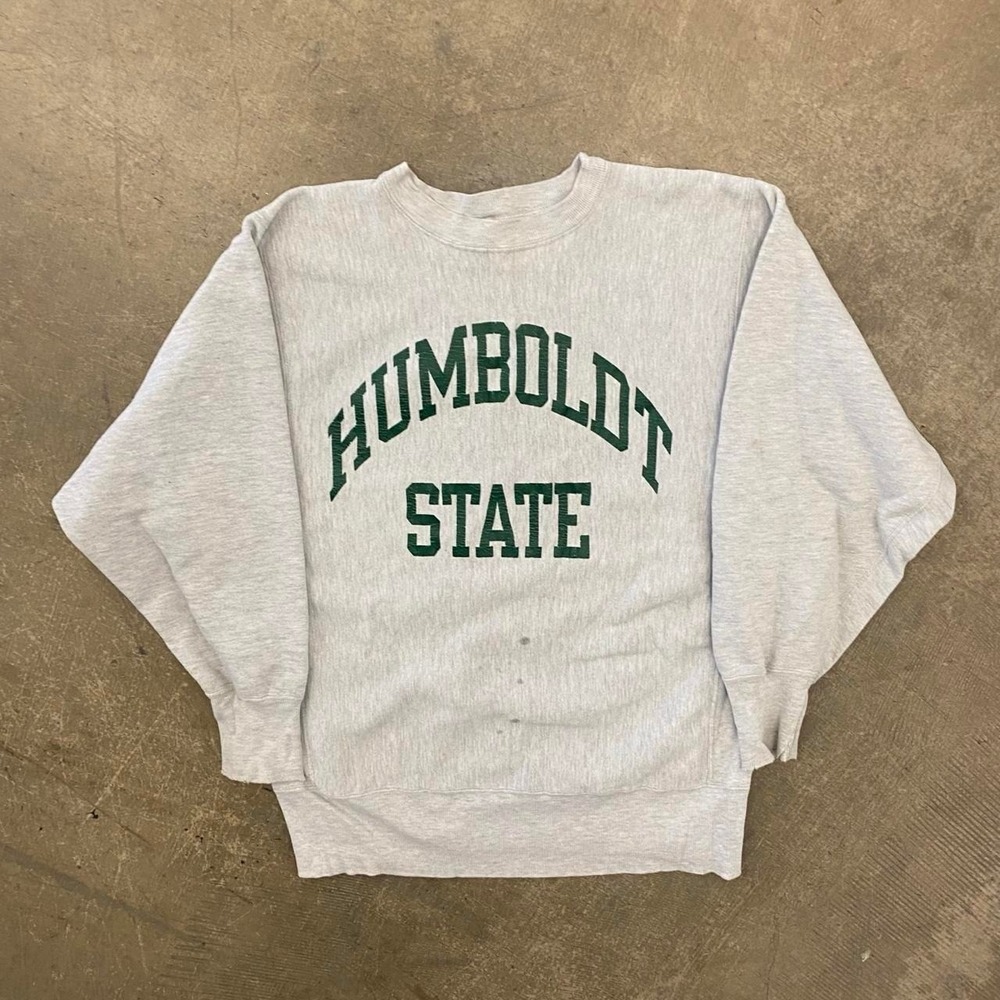 Vintage Humboldt State Champion Reverse Weave 90s Crewneck Sweatshirt Size L